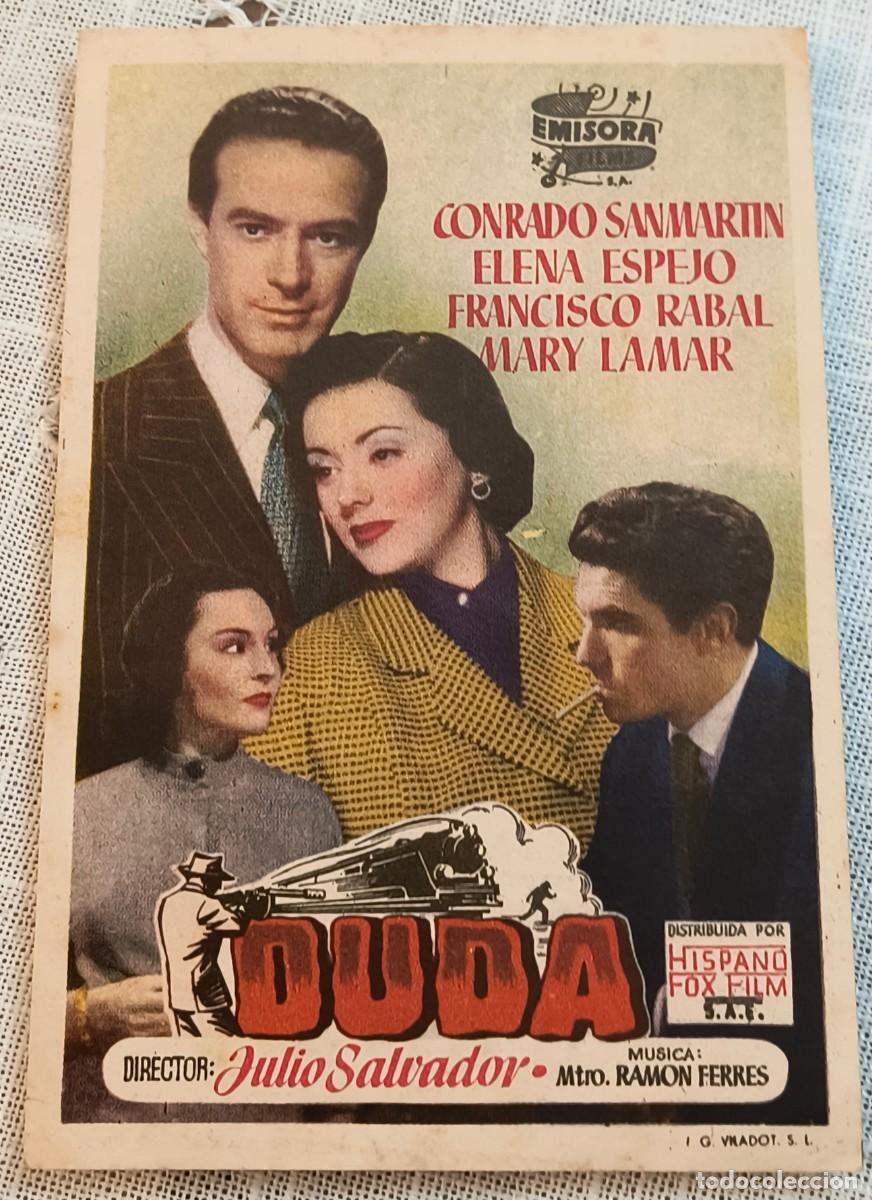 Cine: CINE FOLLETO DE MANO | DUDA - CINE ESLAVA