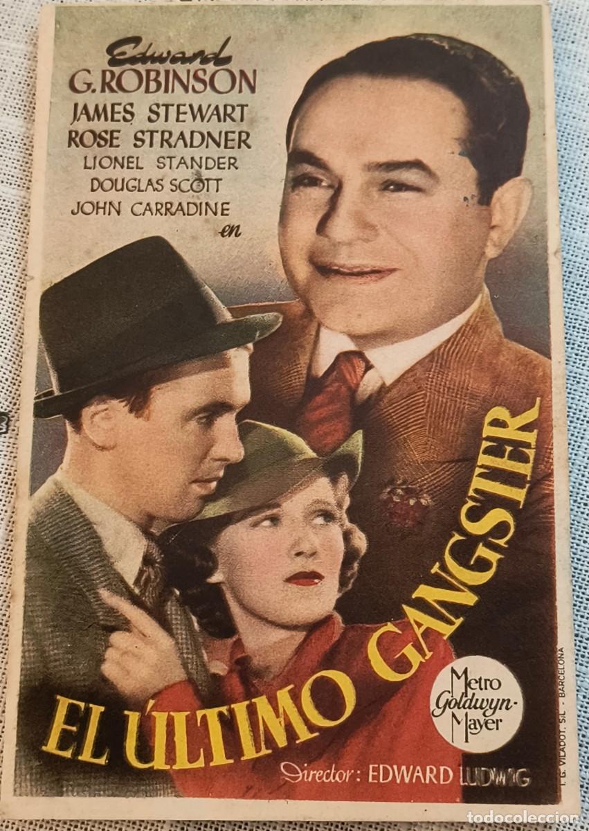 Cine: CINE FOLLETO DE MANO | EL &Uacute;LTIMO GANGSTER
