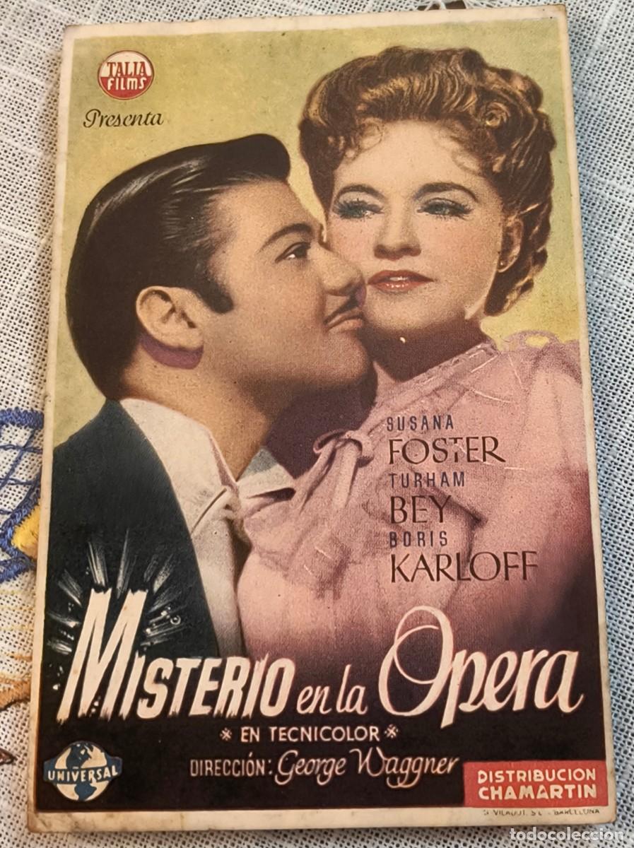 Cine: CINE FOLLETO DE MANO | MISTERIO EN LA &Oacute;PERA - SUSANA FOSTER
