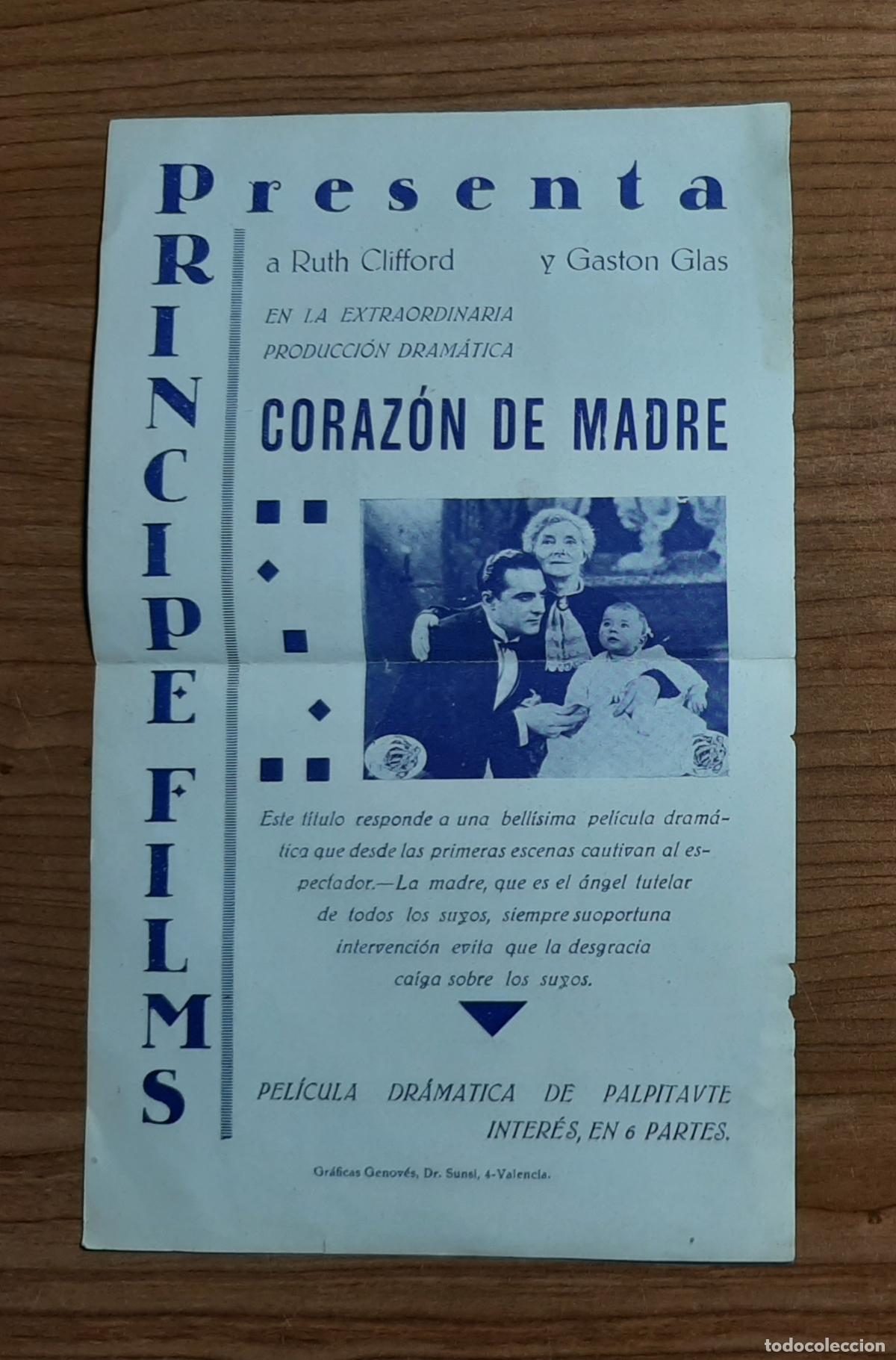 Cine: CORAZ&Oacute;N DE MADRE PR&Iacute;NCIPE FILMS TEMPORADA 1932-1933 SELECCIONES APELLANIZ