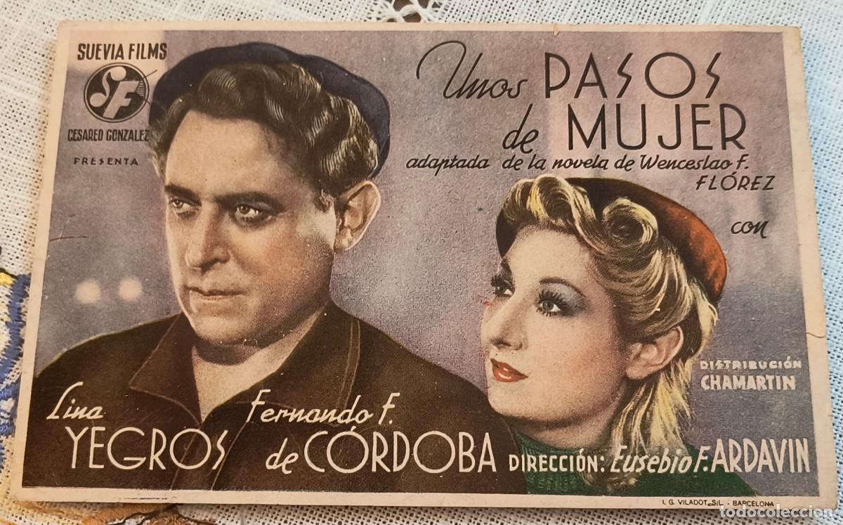 Cine: CINE FOLLETO DE MANO | UNOS PASOS DE MUJER / LINA YEGROS