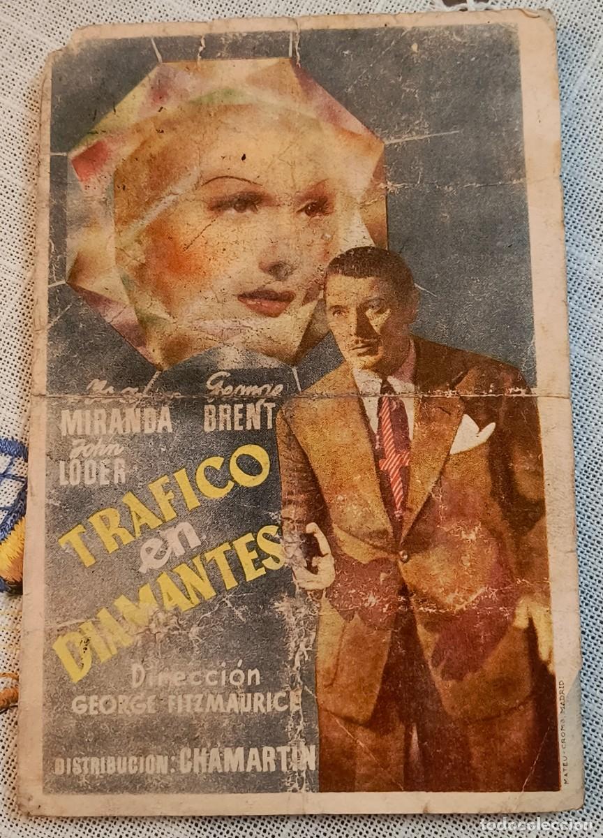 Cine: CINE FOLLETO DE MANO | TR&Aacute;FICO EN DIAMANTES - COLISEO OLYMPIA