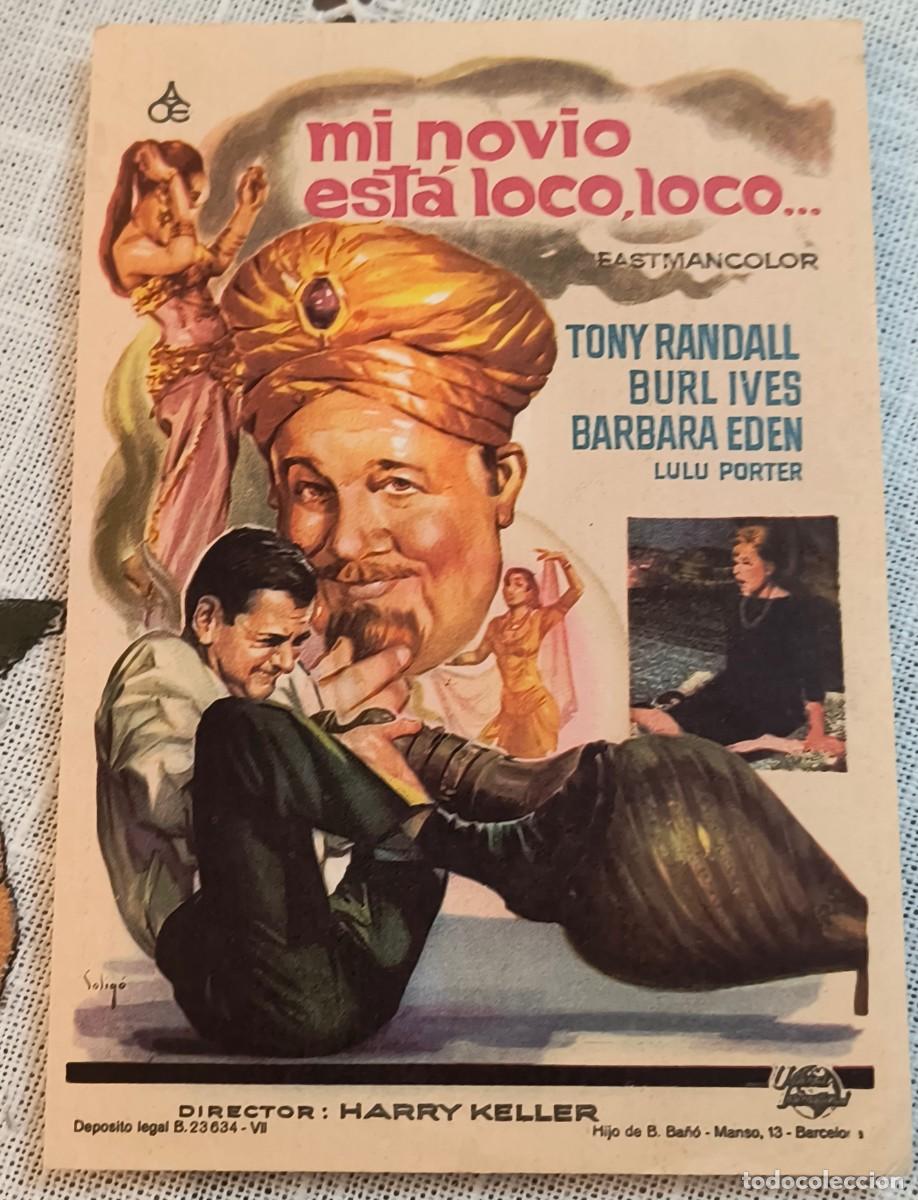 Cine: CINE FOLLETO DE MANO | MI NOVIO EST&Aacute; LOCO, LOCO - TONY RANDALL