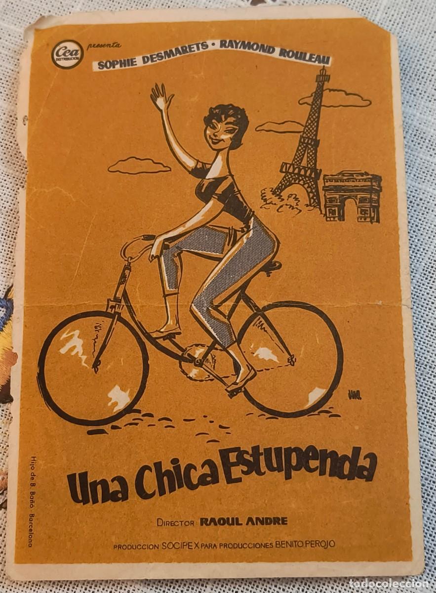Cine: CINE FOLLETO DE MANO | UNA CHICA ESTUPENDA - SOPHIE DESMARETS