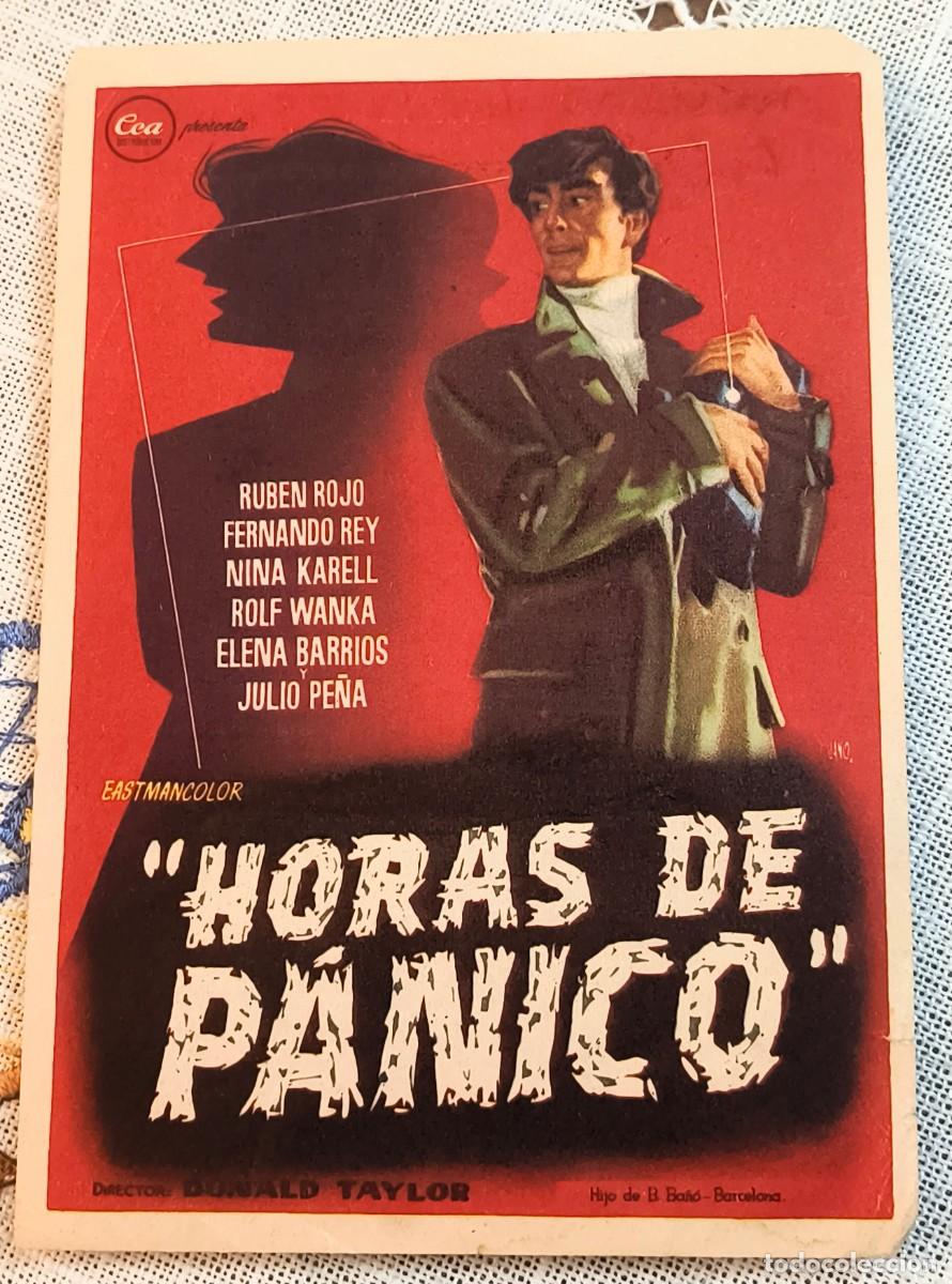 Cine: CINE FOLLETO DE MANO | HORAS DE P&Aacute;NICO - RUB&Eacute;N ROJO
