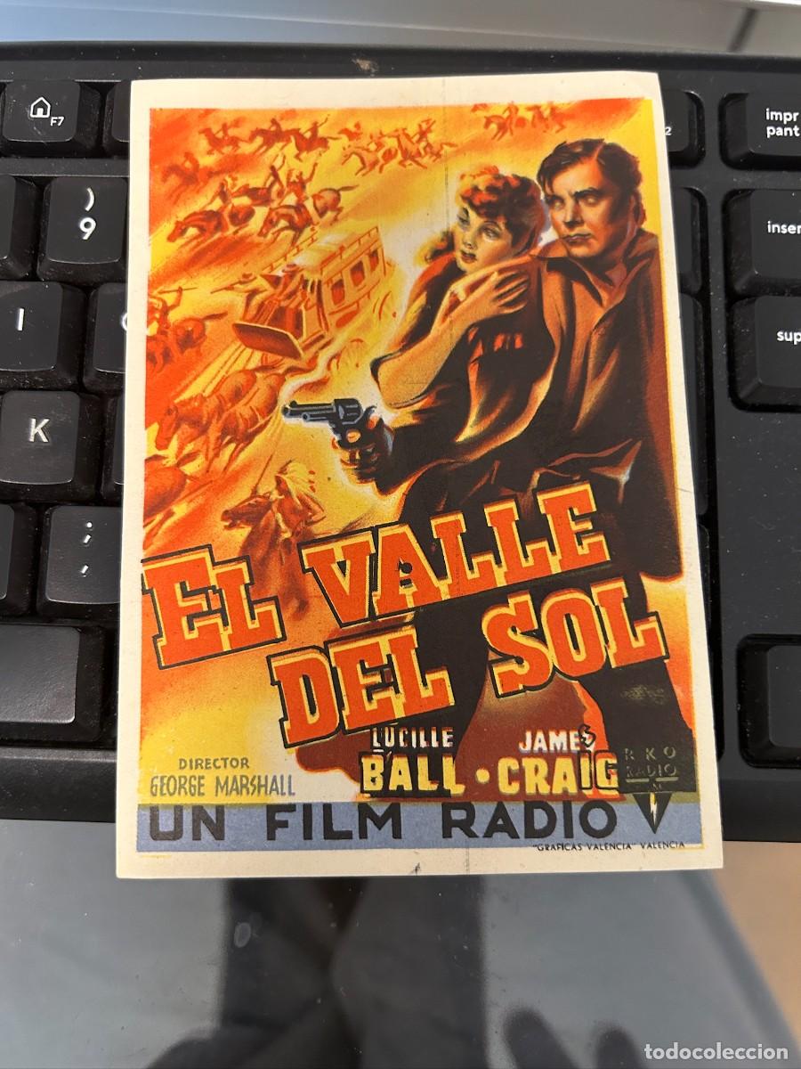 Cine: &ordm;1598 EL VALLE DEL SOL SIN PUBLICIDAD BUEN ESTADO