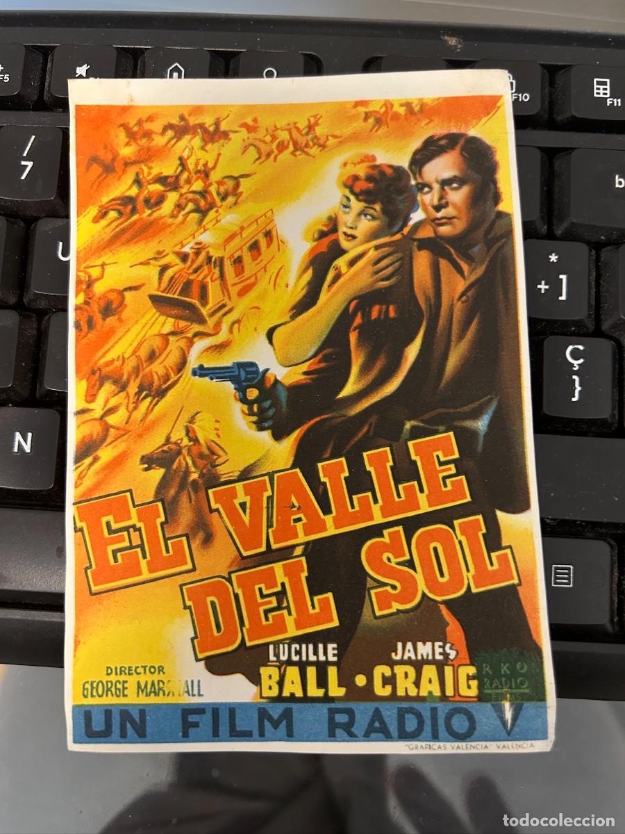 Cine: &ordm;1599 EL VALLE DEL SOL SIN PUBLICIDAD BUEN ESTADO