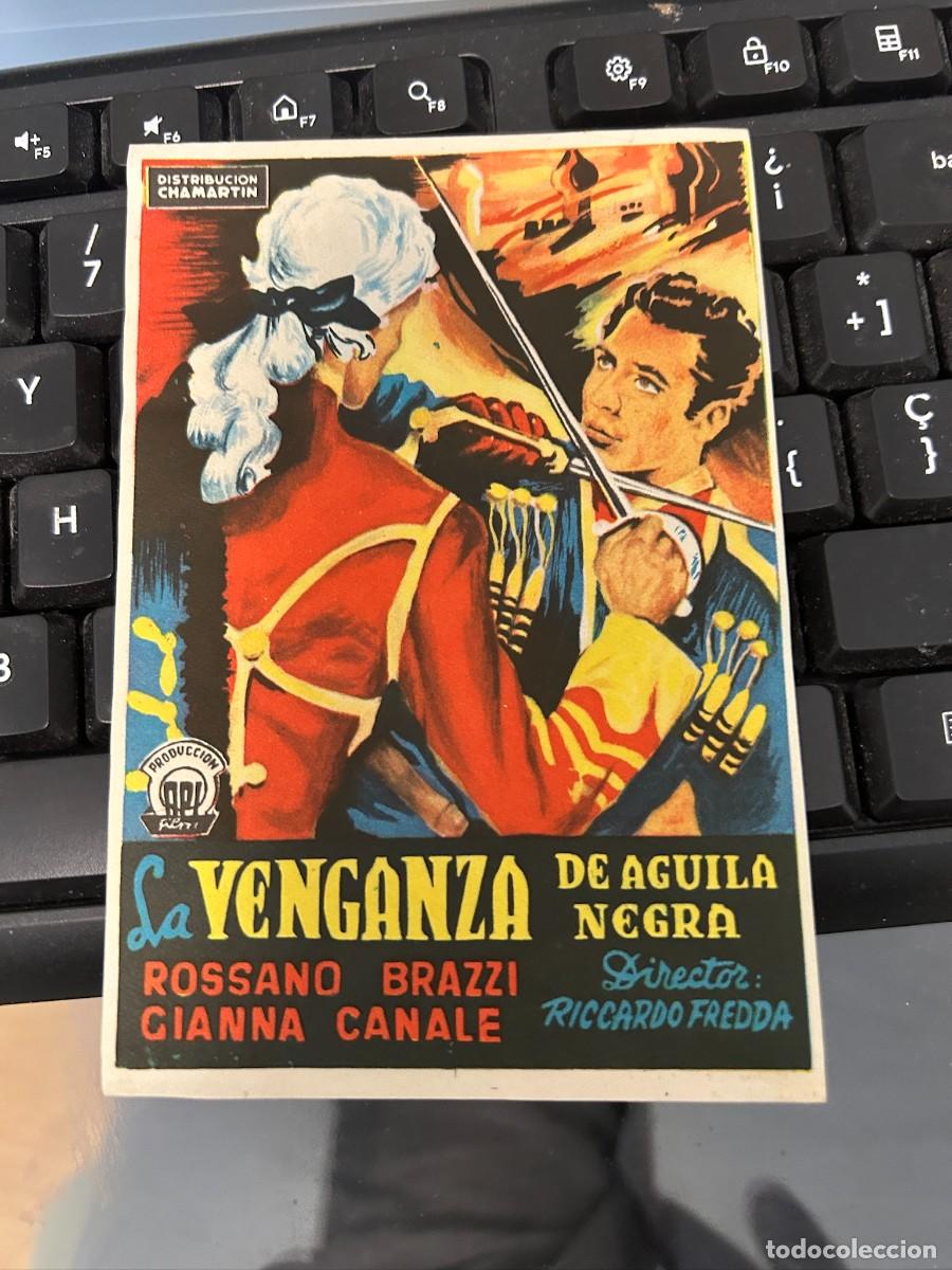 Cine: &ordm;1605 LA VENGANZA DE AGUILA NEGRA SIN PUBLICIDAD BUEN ESTADO