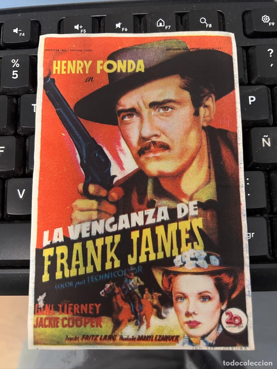Cine: &ordm;1606 LA VENGANZA DE FRANK JAMES SIN PUBLICIDAD BUEN ESTADO