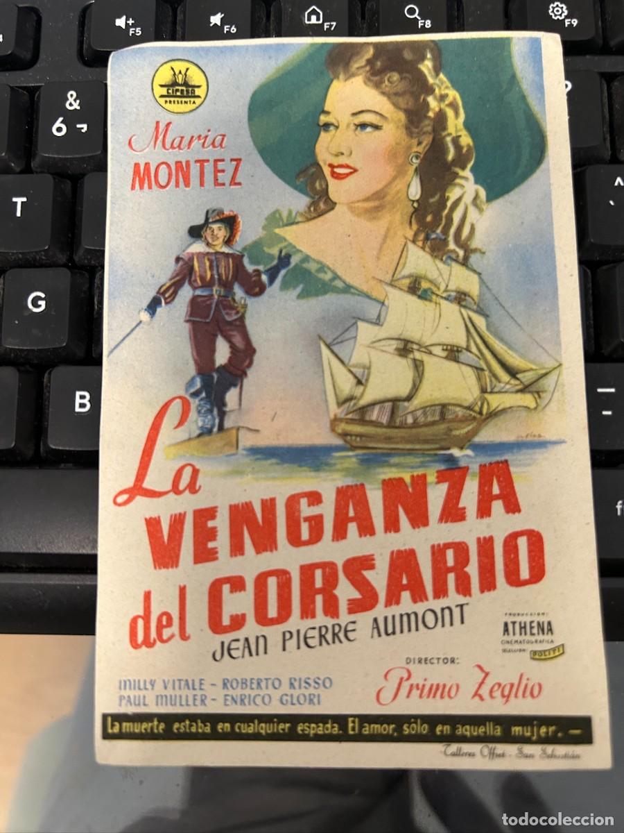 Cine: &ordm;1608 LA VENGANZA DEL CORSARIO SELLO GRANADA BUEN ESTADO