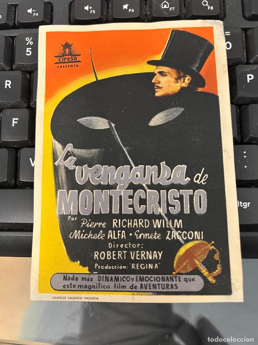Cine: &ordm;1609 LA VENGANZA DE MONTECRISTO SIN PUBLICIDAD BUEN ESTADO
