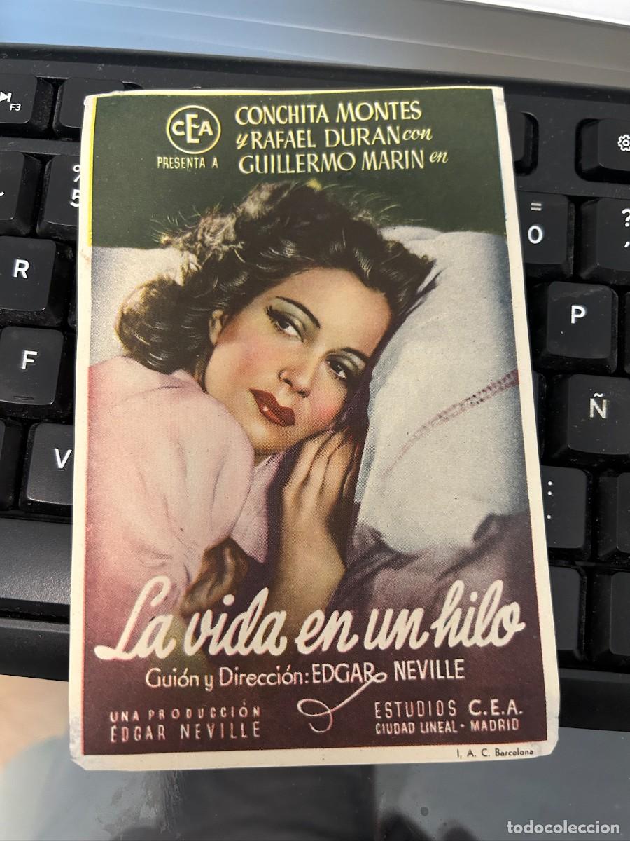 Cine: &ordm;1614 LA VIDA EN UN HILO TEATRO BARTRINA REUS CON PUBLICIDAD BUEN ESTADO