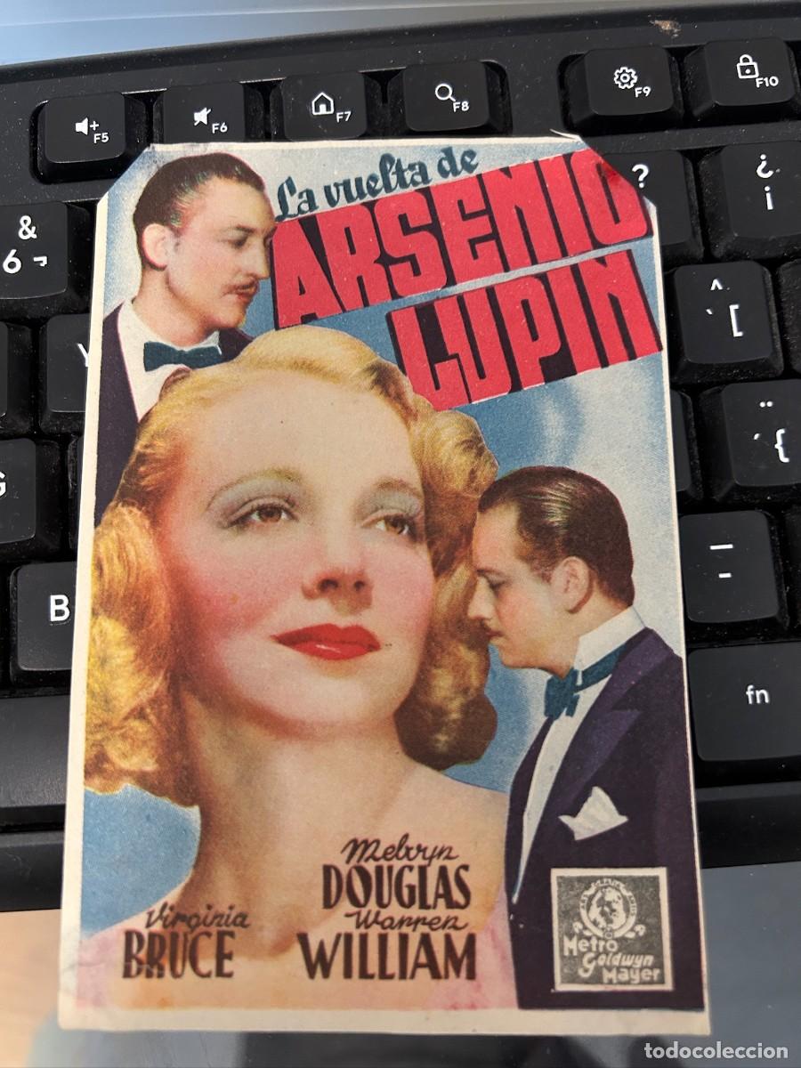 Cine: &ordm;1621 LA VUELTA DE ARSENIO LUPIN SIN PUBLICIDAD COMO SE VE