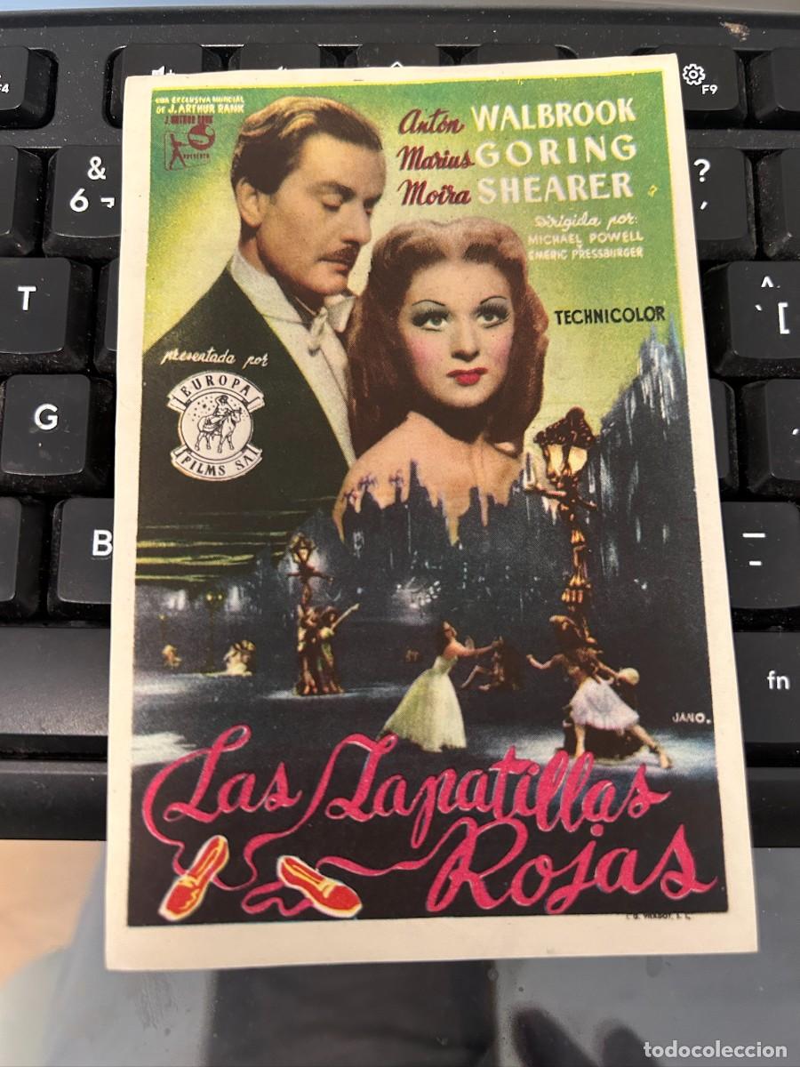 Cine: &ordm;1622 LAS ZAPATILLAS ROJAS CINEMA CIRCULO CAPELLADES CON PUBLICIDAD BUEN ESTADO