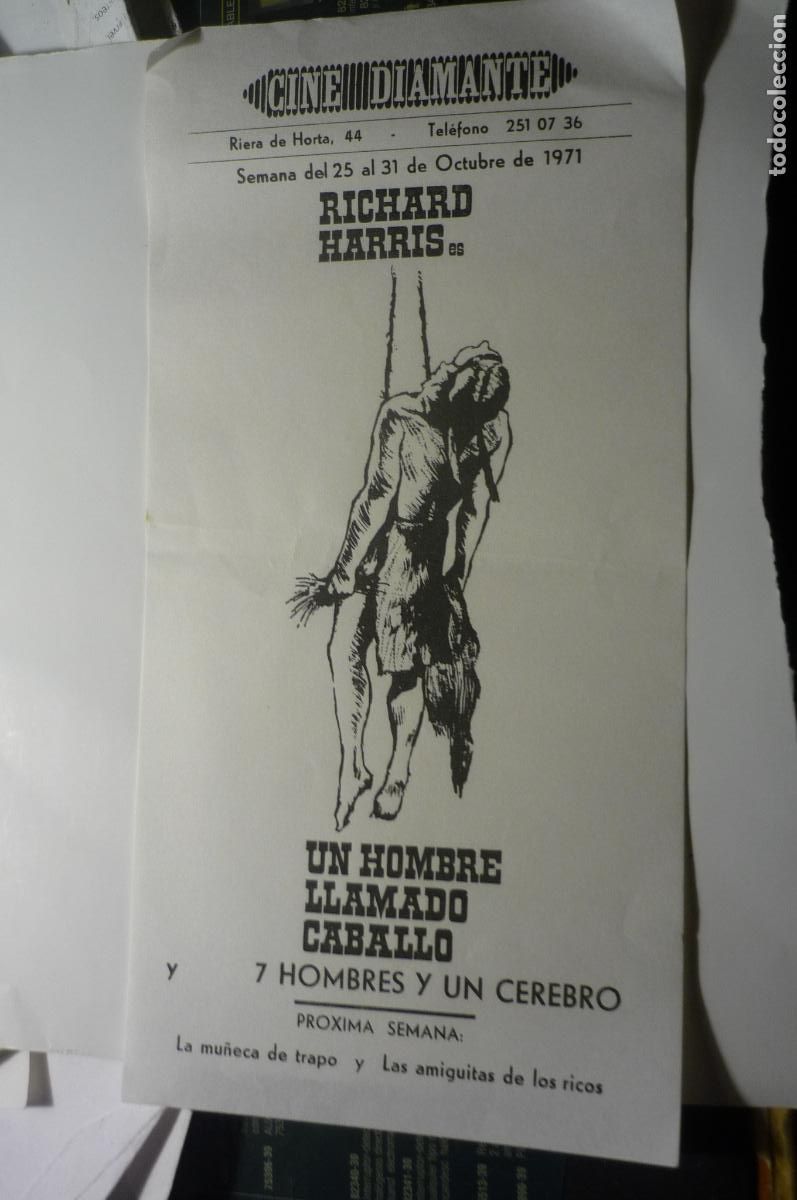 Cine: programa cine local un hombe llamado caballo cine diamante