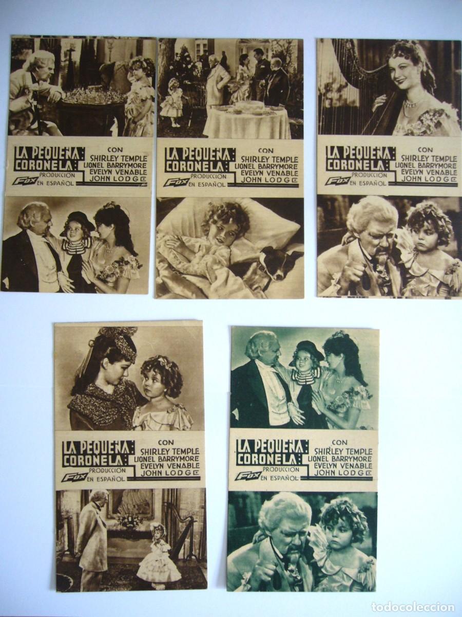 Cine: PROGRAMA de MANO 1935 LA PEQUE&Ntilde;A CORONELA Programa Doble
