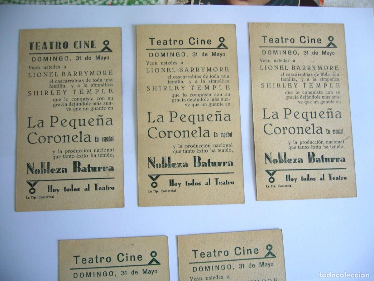 Cine: PROGRAMA de MANO 1935 LA PEQUE&Ntilde;A CORONELA Programa Doble - Foto 3