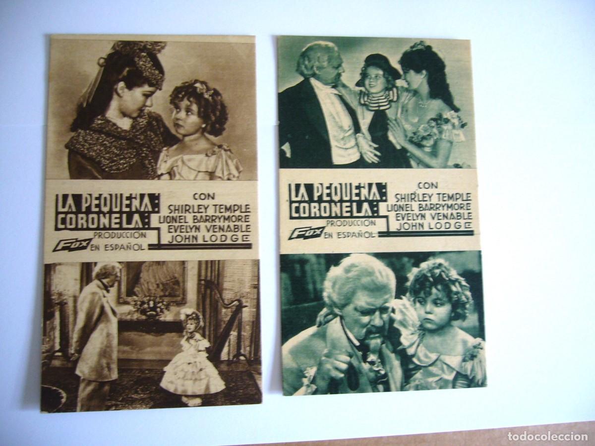 Cine: PROGRAMA de MANO 1935 LA PEQUE&Ntilde;A CORONELA Programa Doble - Foto 6