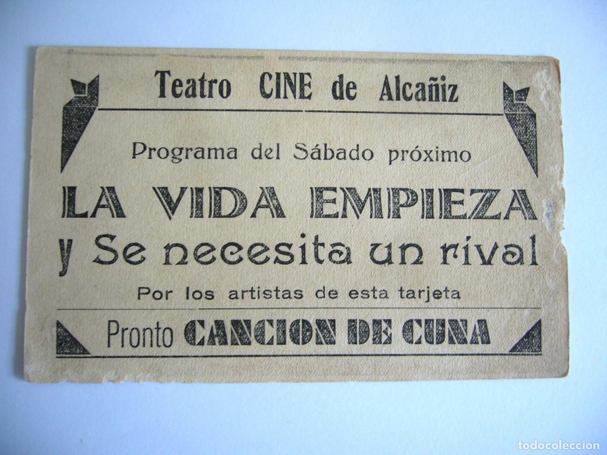 Cine: PROGRAMA de MANO 1933 SE NECESITA UN RIVAL Programa Doble - Foto 3