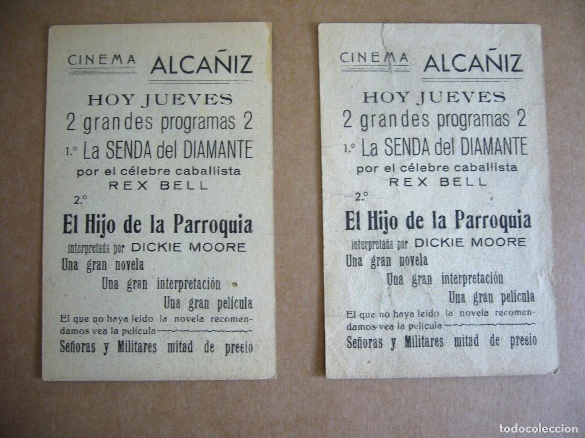 Cine: PROGRAMA de MANO 1933 EL HIJO DE LA PARROQUIA Programa Doble - Foto 6