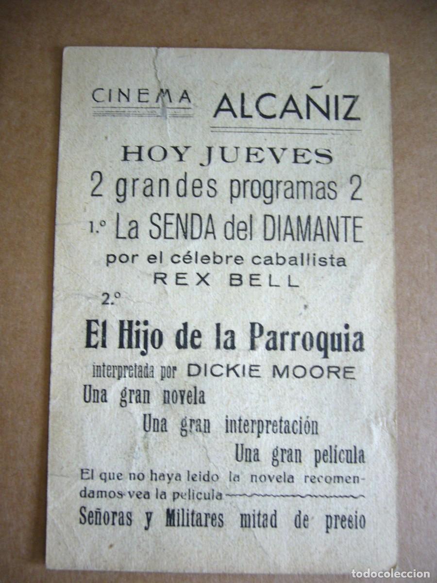 Cine: PROGRAMA de MANO 1933 EL HIJO DE LA PARROQUIA Programa Doble - Foto 8