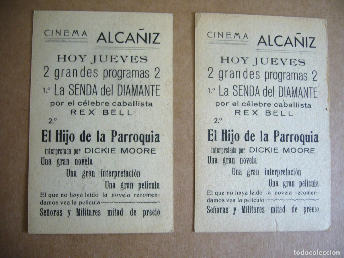 Cine: PROGRAMA de MANO 1933 EL HIJO DE LA PARROQUIA Programa Doble - Foto 9