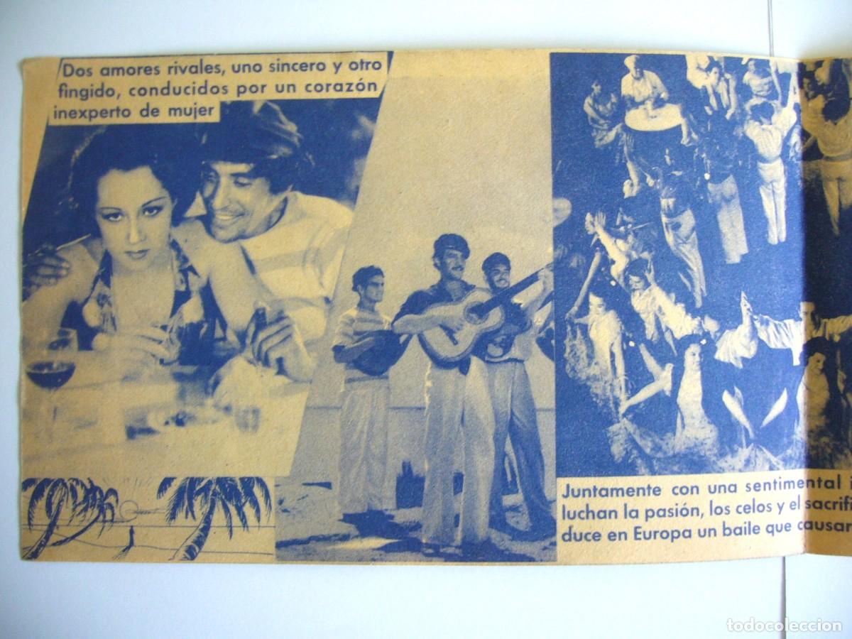 Cine: PROGRAMA de MANO 1936 MARIA ELENA FLOR DE FUEGO Programa Doble - Foto 3