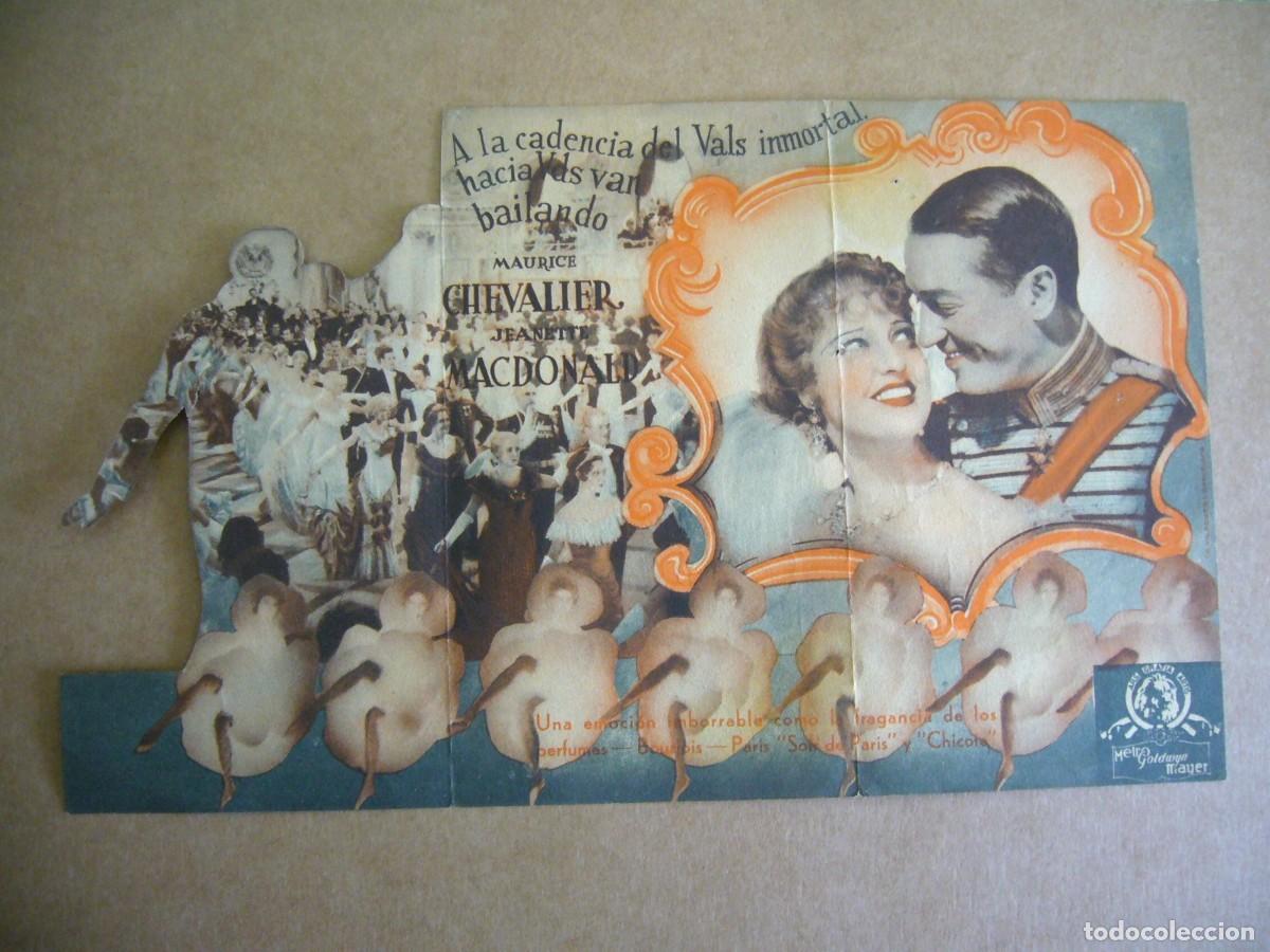 Cine: PROGRAMA de MANO 1935 LA VIUDA ALEGRE - Foto 2