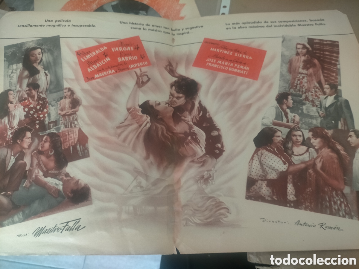 Cine: El amor brujo Ana Esmeralda pastora imperio Antonio Rom&aacute;n