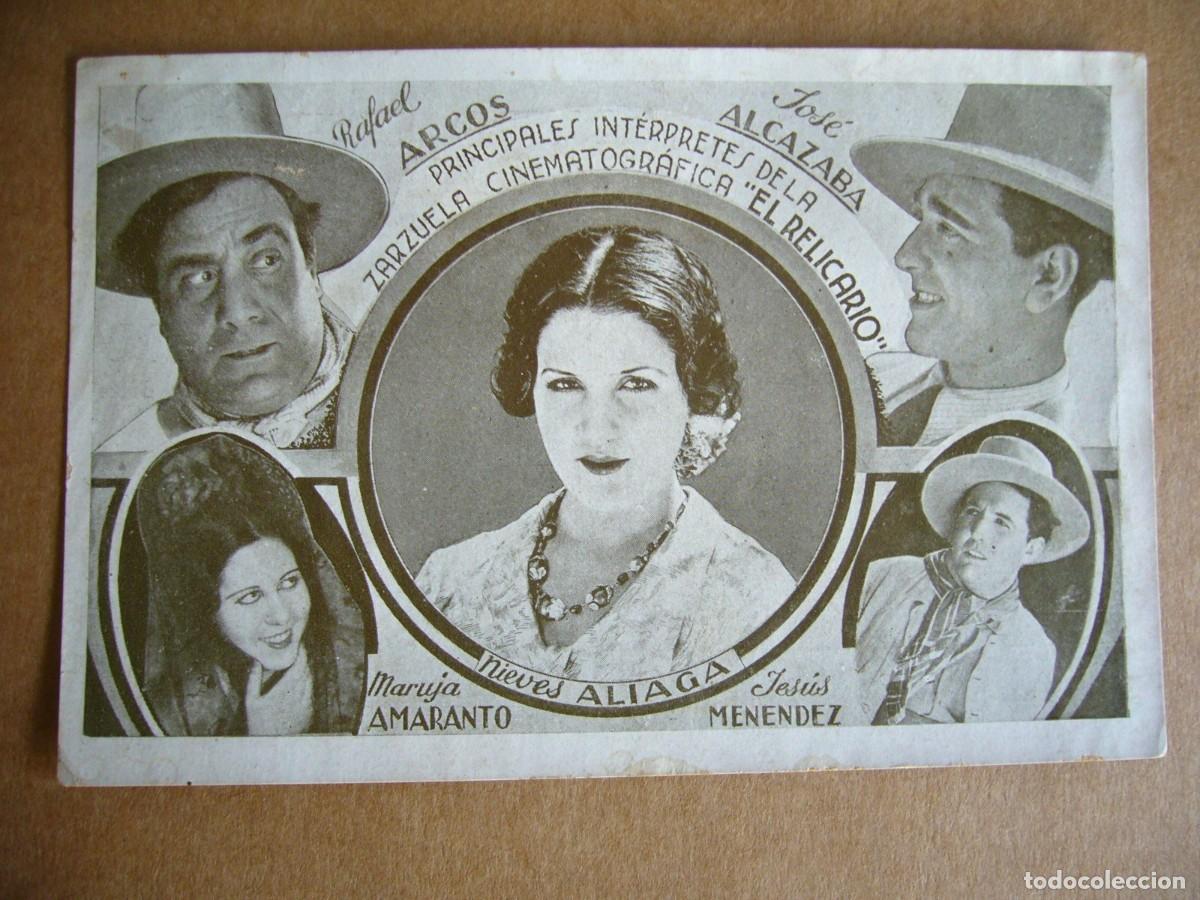 Cine: PROGRAMA de MANO 1933 EL RELICARIO Programa Doble