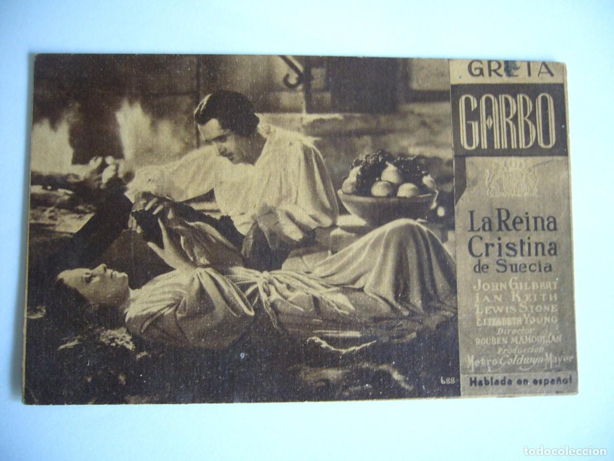 Cinema: PROGRAMA de MANO 1935 LA REINA CRISTINA DE SUECIA