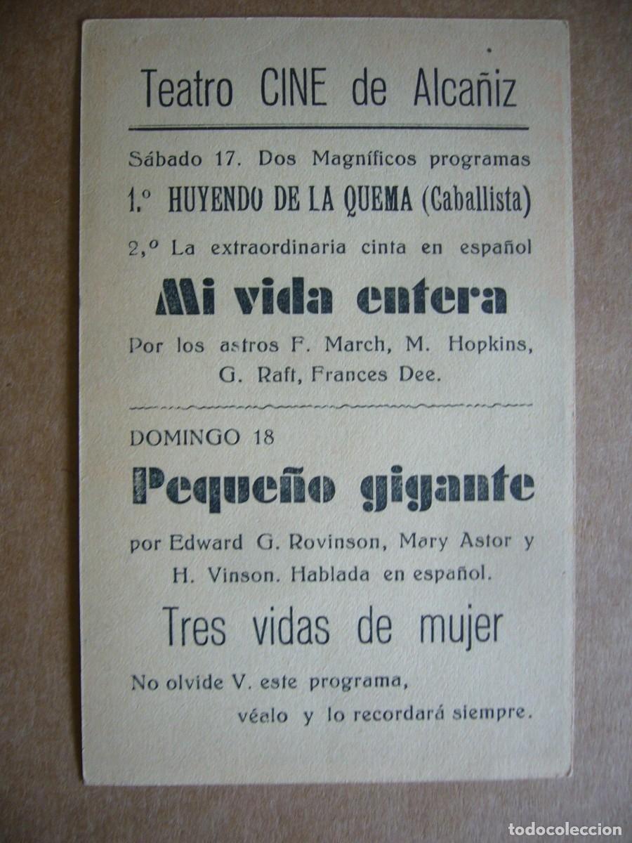 Cine: PROGRAMA de MANO 1932 TRES VIDAS DE MUJER Programa Doble - Foto 2