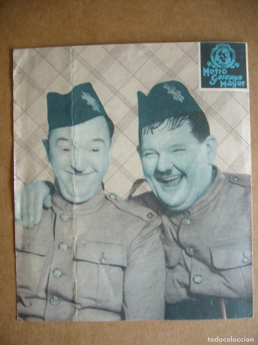 Cine: PROGRAMA de MANO 1936 DOS FUSILEROS SIN BALA Programa Doble - Foto 3