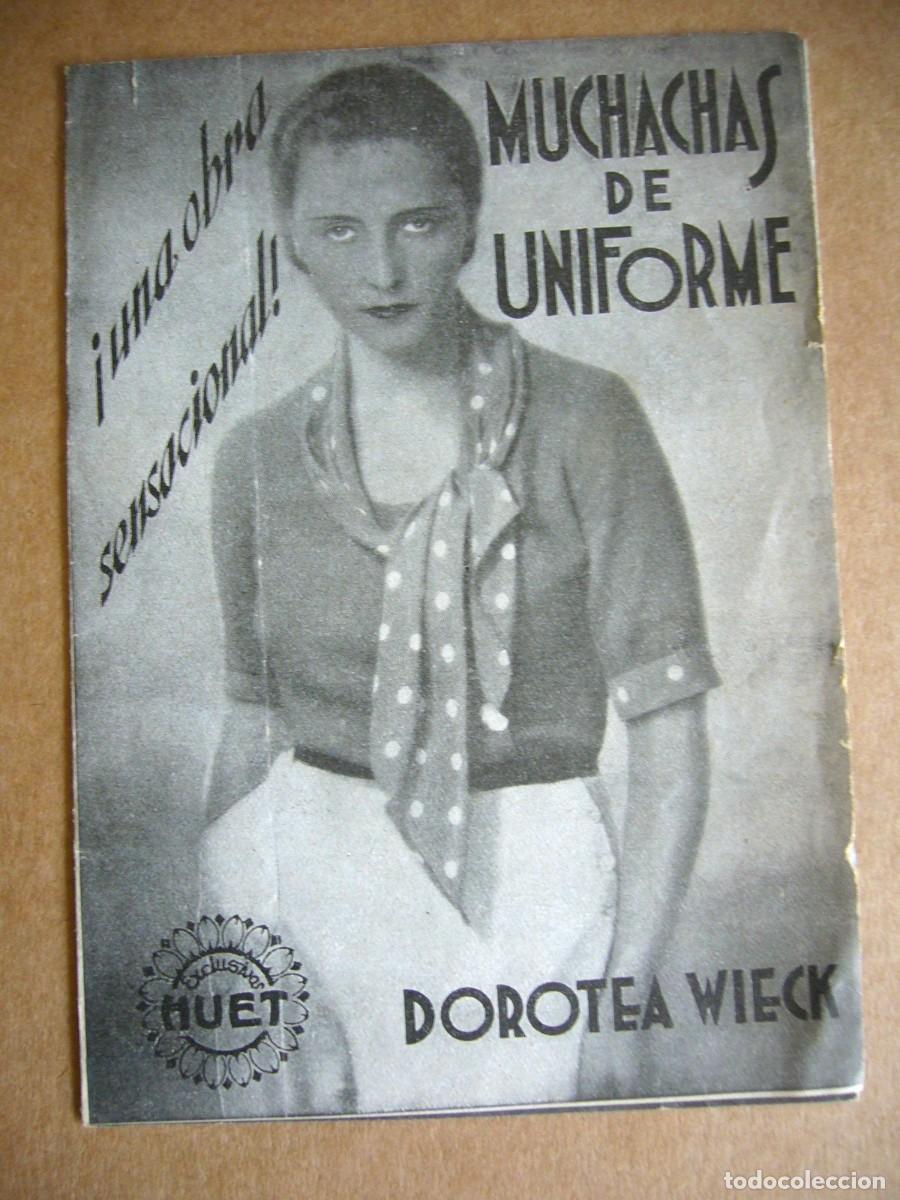 Cine: PROGRAMA de MANO 1931 MUCHACHAS DE UNIFORME