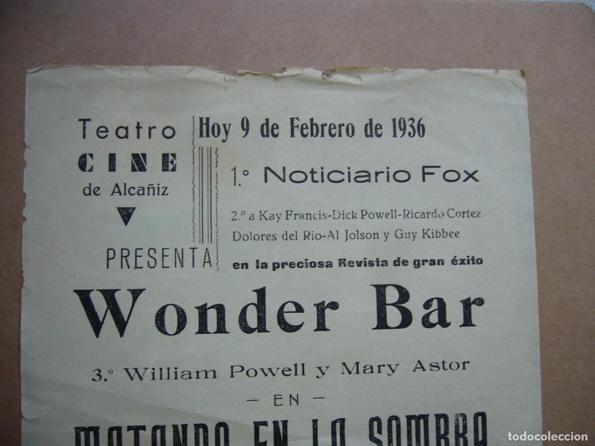 Cine: PROGRAMA de MANO 1936 MATANDO EN LA SOMBRA - Foto 3