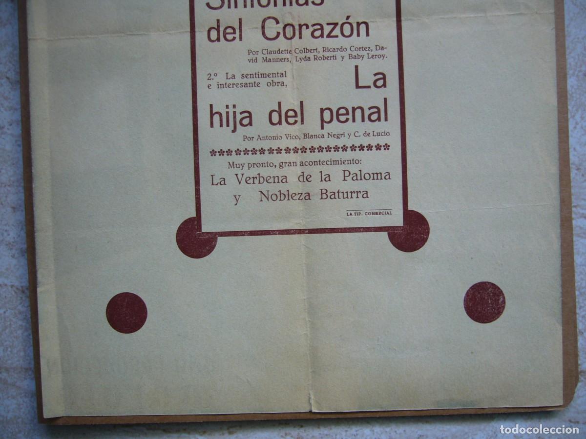 Cine: PROGRAMA de MANO 1936 LA HIJA DEL PENAL Programa Doble - Foto 4