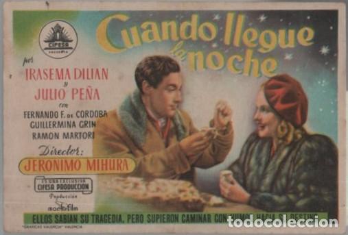Cine: PROGRAMA DE CINE: CUANDO LLEGUE LA NOCHE PC-11939