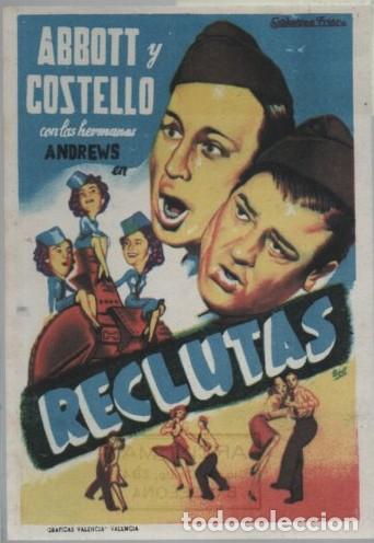 Cine: PROGRAMA DE CINE: RECLUTAS PC-11948 - Foto 1