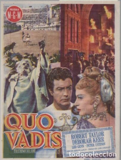Cine: PROGRAMA DE CINE: QUO VADIS PC-11952
