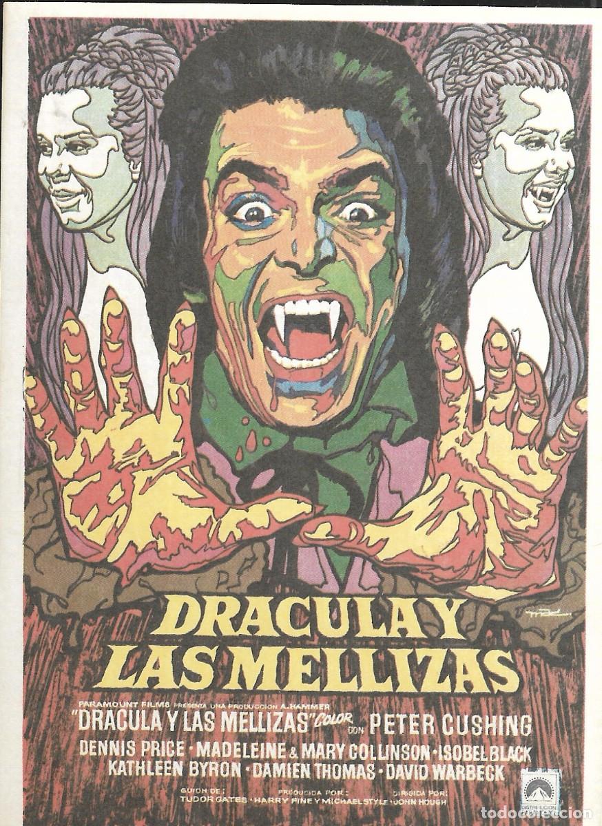 Cine: PROGRAMA DE CINE - DR&Aacute;CULA Y LAS MELLIZAS - PETER CUSHING - 1971 - MAC - SIN PUBLICIDAD.