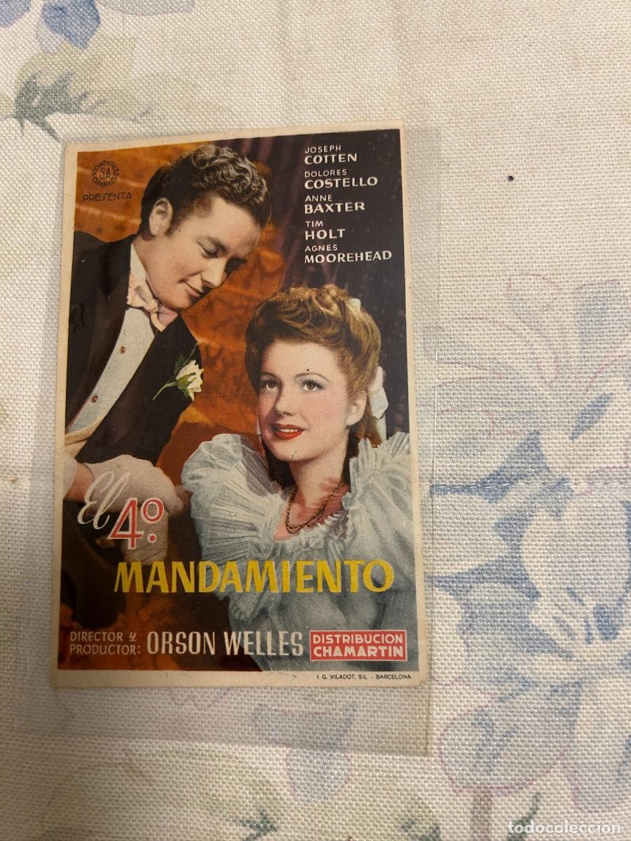Cine: &ordm;1624 el 4&ordm; mandamiento sin publicidad buen estado