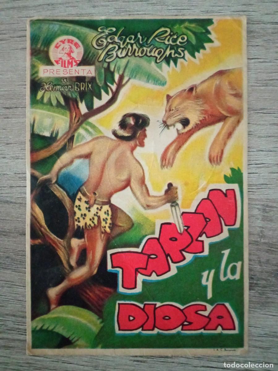 Cine: TARZAN Y LA DIOSA, HERMAN BRIX, DISTRIBUIDORA CYRE, CINEMA GOYA, ZARAGOZA
