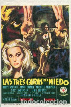 Cine: LAS TRES CARAS DEL MIEDO (sin publicidad)