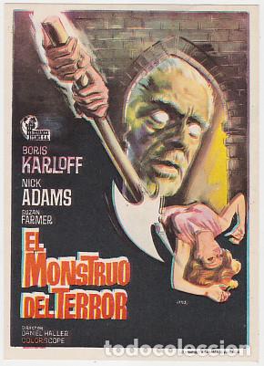 Cine: EL MONSTRUO DEL TERROR (Boris Karloff sin publicidad)