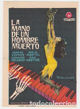 Cine: LA MANO DE UN HOMBRE MUERTO (con publicidad)