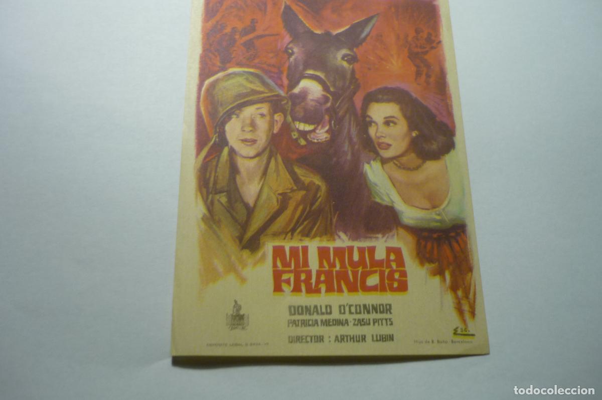 Cine: programa mi mula francis donald o&acute;connor
