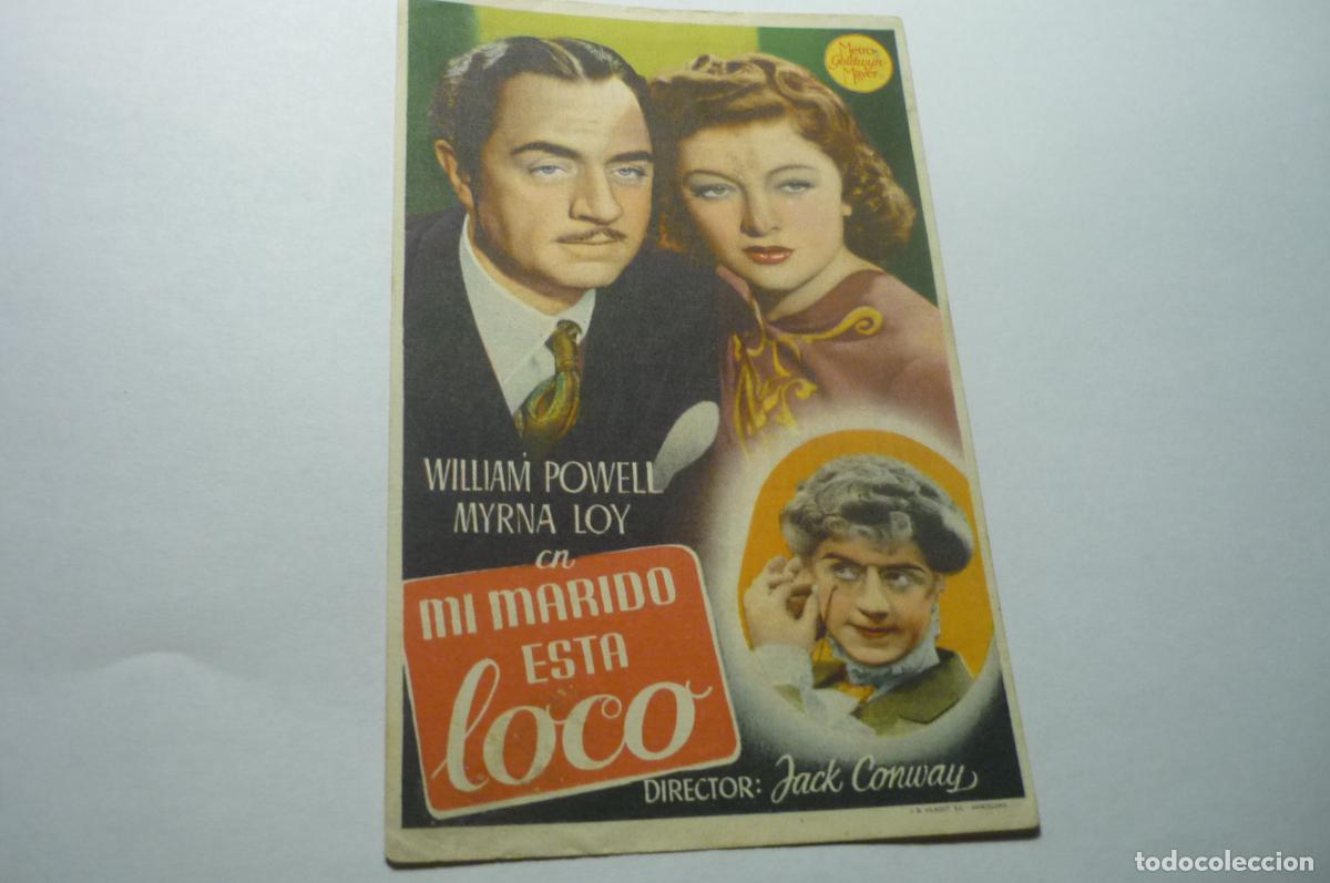 Cine: programa mi marido esta loco -salon cine juventud-bell-lloch