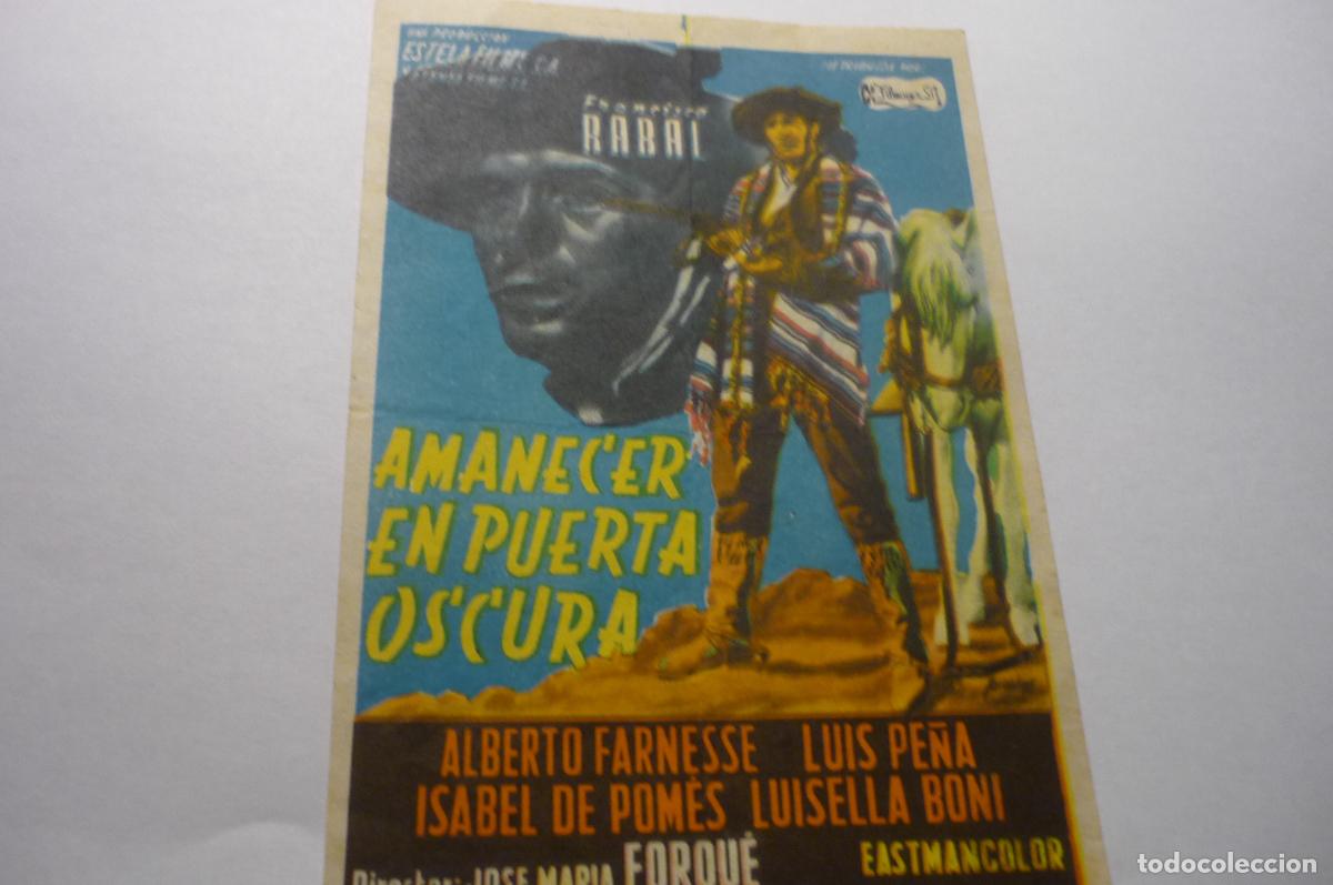 Cine: pograma amanecer en puerta oscuta.-cine espa&ntilde;ol .-cambrils