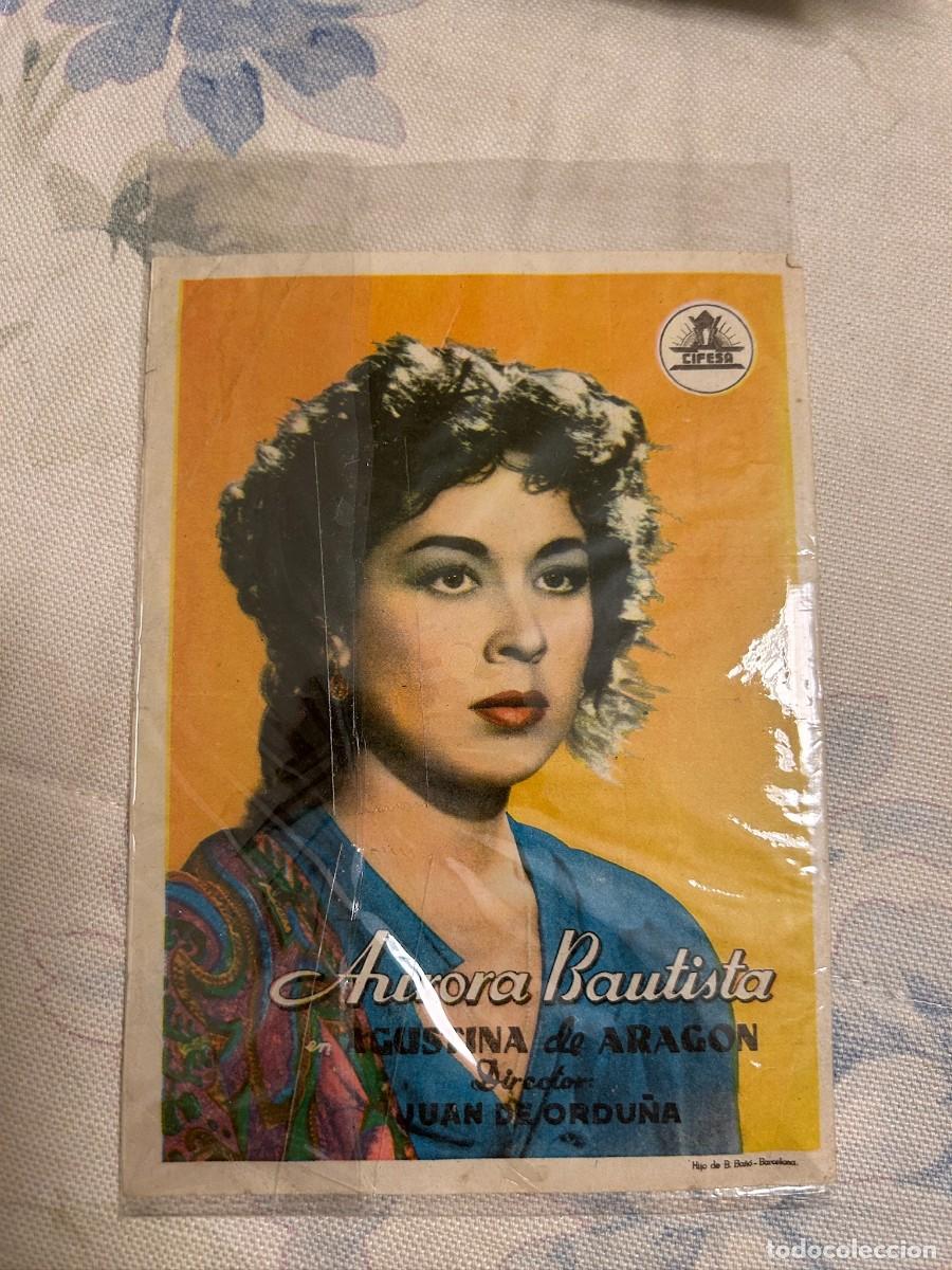 Cine: &ordm;1638 AGUSTINA DE ARAGON SIN PUBLICIDAD BUEN ESTADO