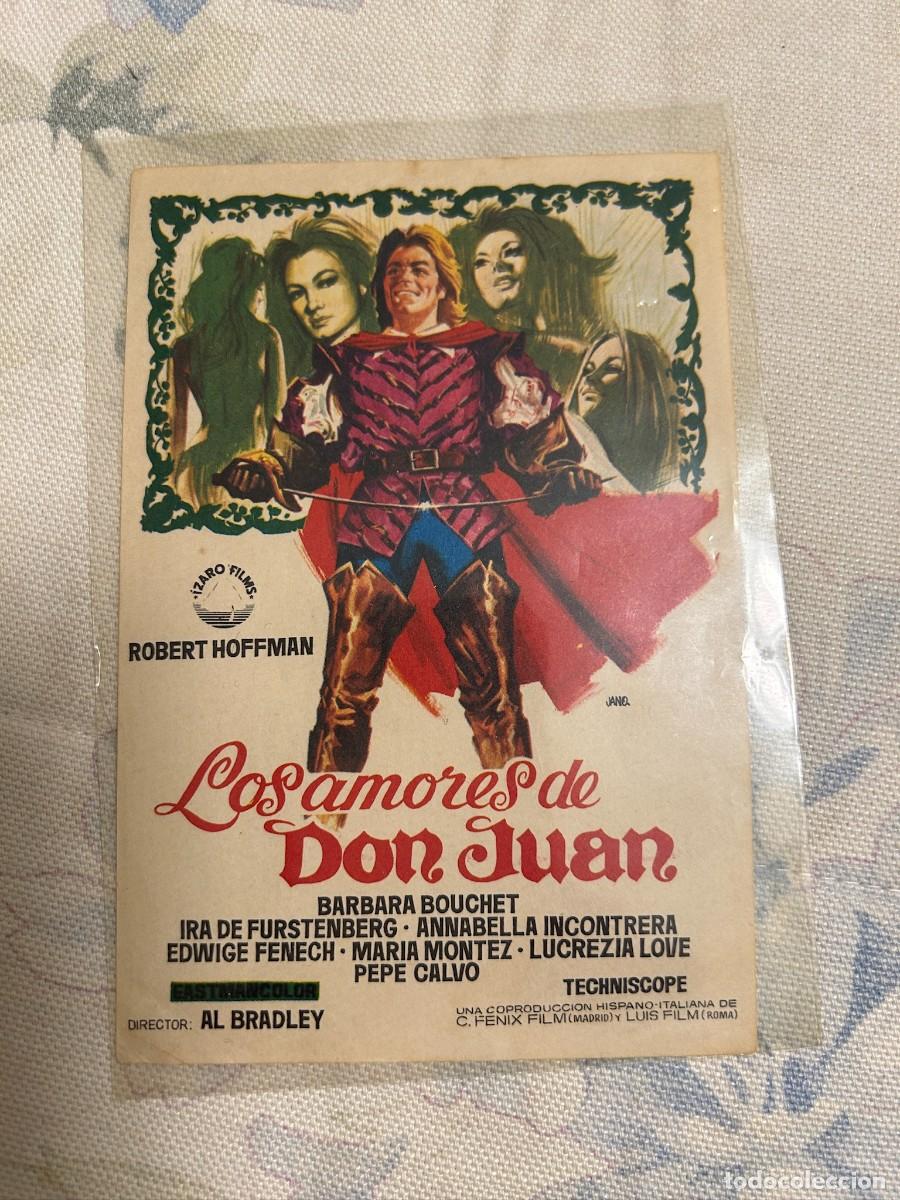 Cine: &ordm;1657 LOS AMORES DE DON JUAN SIN PUBLICIDAD BUEN ESTADO